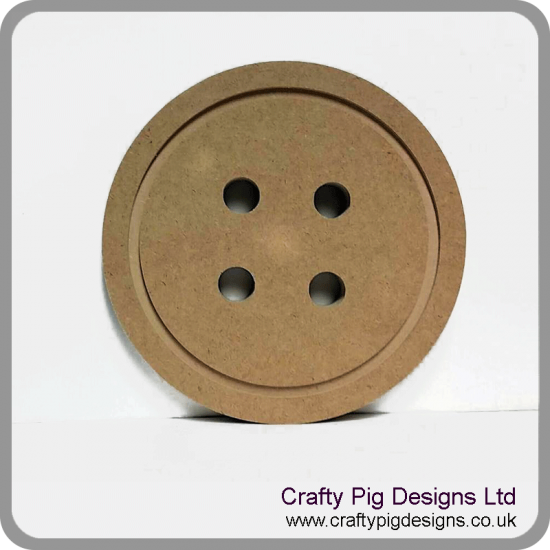 18mm MDF Button 18mm MDF Craft Shapes