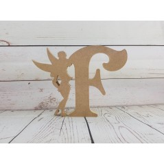 18mm Freestanding Fairy and Letter 18mm MDF Interlocking Craft Shapes