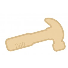 18mm Layered Fillable Hammer with name Fathers Day