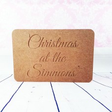 18mm Engraved Christmas at the sign Personalised and Bespoke