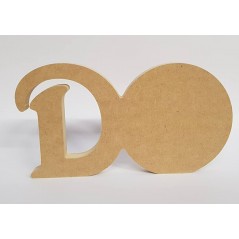 18mm Freestanding Ball and Letter 18mm MDF Craft Shapes
