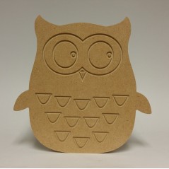 18mm Owl 18mm MDF Craft Shapes