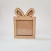 Freestanding Bordered Perspex gift Box Shape Frame Christmas Shapes