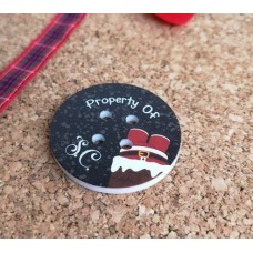 Printed Buttons (various designs) Christmas Acrylic