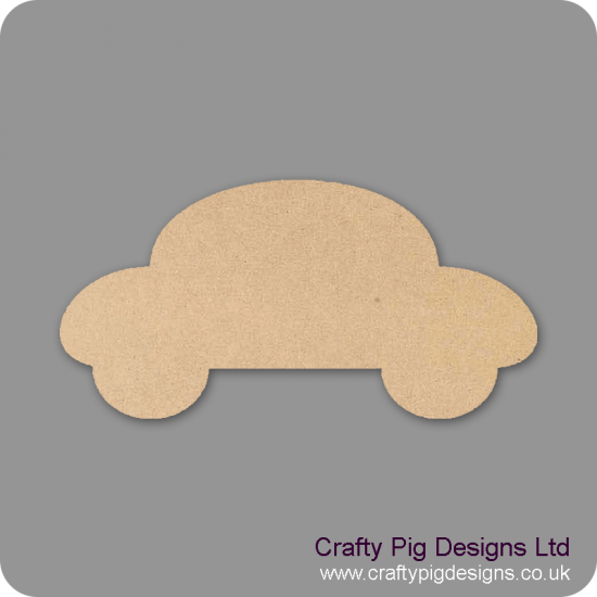 18mm MDF Bubble Car Shape (by width) 18mm MDF Craft Shapes