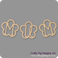 3mm MDF Mum Bunting (Pack of 3) Mother's Day