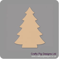 3mm MDF Christmas Tree (Pack of 5) Christmas Shapes