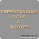 18mm MDF Signs & Quotes