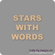 Stars With Words In