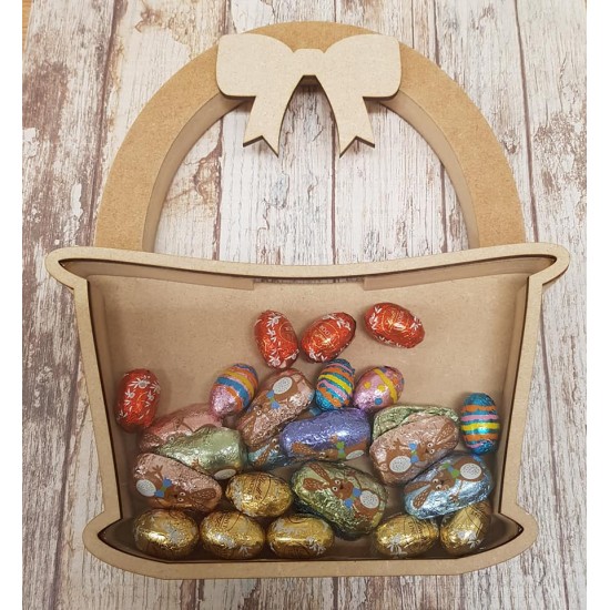 18mm Fillable Easter Basket Chocolate Egg Drop Box Easter