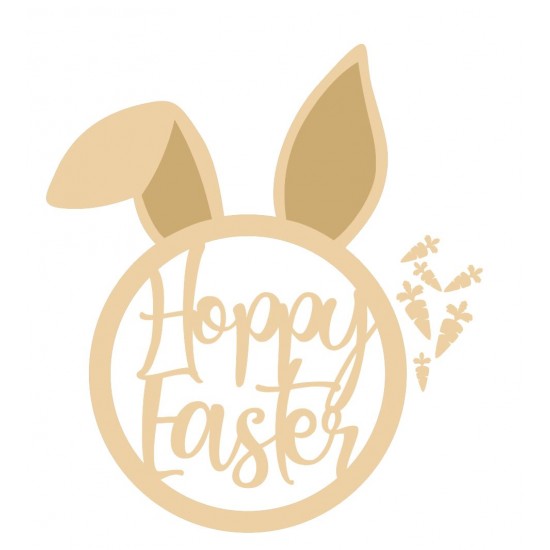 3mm Hoppy Easter Bunny Head  Easter