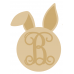 3mm Monogram Bunny Head (separate letter) Easter