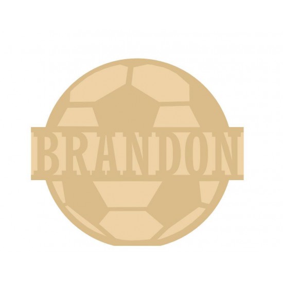 18mm Layered Fillable Football with name Shape Easter