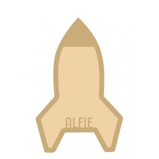 18mm Layered Fillable Rocket Shape with name Easter