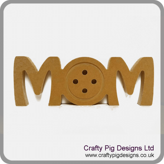 18mm Freestanding Mom With Button Shape Mother's Day