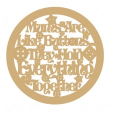 3mm MDF Mums are like buttons lasercut in button design (choose from options) Mother's Day