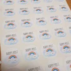 Printed Vinyl Sticker Sheets - Happy Post Stickers PRINTED VINYL DESIGNS