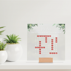 Printed IKEA Ribba or Sannahed Replacement Front Acrylic - Word Search - Thank You For Helping Me Grow Teachers