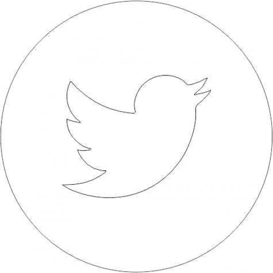 Acrylic Twitter Icon (pack of 5) ACRYLIC ITEMS