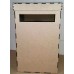 3mm MDF Wedding Card Post Box 40x25x25cm with lid Boxes