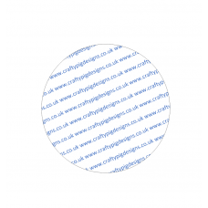 25cm Acrylic Circles (Pack of 10) Basic Shapes - Square Rectangle Circle