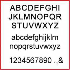 18mm Single Letters and Numbers - ARIEL FONT 18mm MDF Letters and Numbers