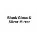 Black and Silver Mirror Backing 