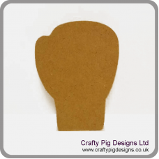 18mm Boxing Glove 18mm MDF Craft Shapes