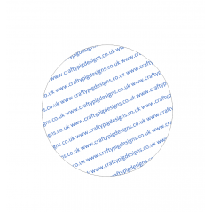 3mm mdf Circle Shape (single) Basic Plaque Shapes