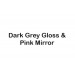 Dark Grey and Pink Mirror Backing (+£2.00)