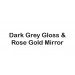Dark Grey and Rose Gold Mirror Backing (+£2.00)