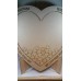 MDF Wedding Heart Drop Box 60x60cm Personalised and Bespoke