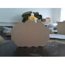 18mm Cloud 1 (by width) 18mm MDF Craft Shapes