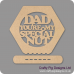 3mm MDF Fathers Day Nut Plinth (150mm high) 