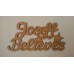3mm MDF Personalised Sign - your child's name - "........" Believes Fairy Doors and Fairy Shapes