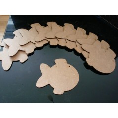 3mm MDF Fish Bunting (pack of 10) Bunting