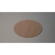 3mm mdf Oval shape Basic Plaque Shapes