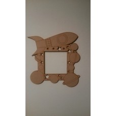 3mm MDF Space Ship and Planets light surround Light Switch Surrounds