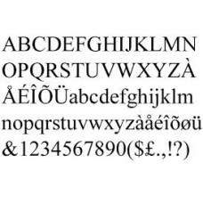 3mm MDF Times New Roman Font Letters and numbers 3, 4 and 6mm Letters & Numbers