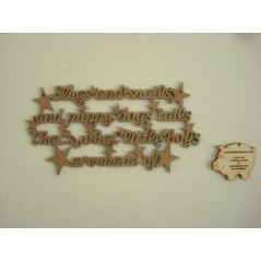 3mm MDF Slugs and Snails Quote For the Gentlemen