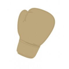 Boxing Glove Small MDF Embellishments