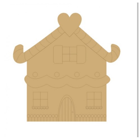 3mm MDF Fairytale House (pack of 5) Little Houses
