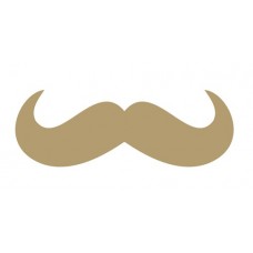 Moustache (Pack of 5)(4cm) Small MDF Embellishments