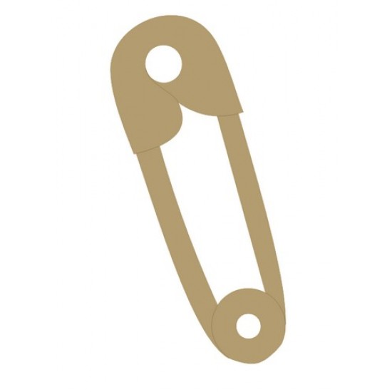 Safety Pin Small MDF Embellishments