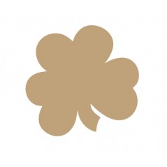 Clover Small MDF Embellishments