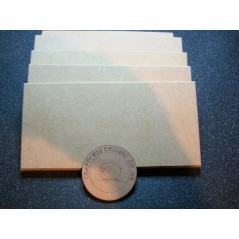 6mm MDF Rectangular and Square Plaque (pack of 5) Basic Plaque Shapes