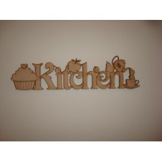 3mm MDF Detailed Kitchen Door Plaque Kitchen Plaques