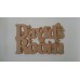 3mm MDF Door Name Plaques (with or without Room attached) Room & Door Plaques