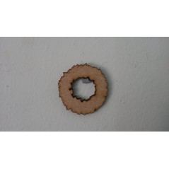 3mm MDF Christmas Wreath - blank (100mm)(pack of 5) Christmas Shapes