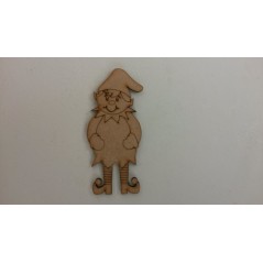 3mm MDF Christmas BOY Elf (pack of 5)(100mm) Christmas Shapes